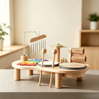 Montessori Wooden Musical Activity  Toy Table for Toddlers