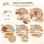 Montessori Wooden Musical Activity  Toy Table for Toddlers