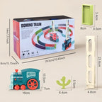 Kids Automated Domino Train Sorter & Building Toy Set