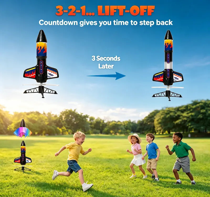 Outdoor Rocket Launcher Toy set for Kids