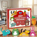 Safe DIY Felt Animal Sewing Craft Kit for Kids