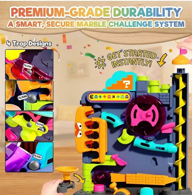 3D Marble Run Obstacle Adventure Game for kids