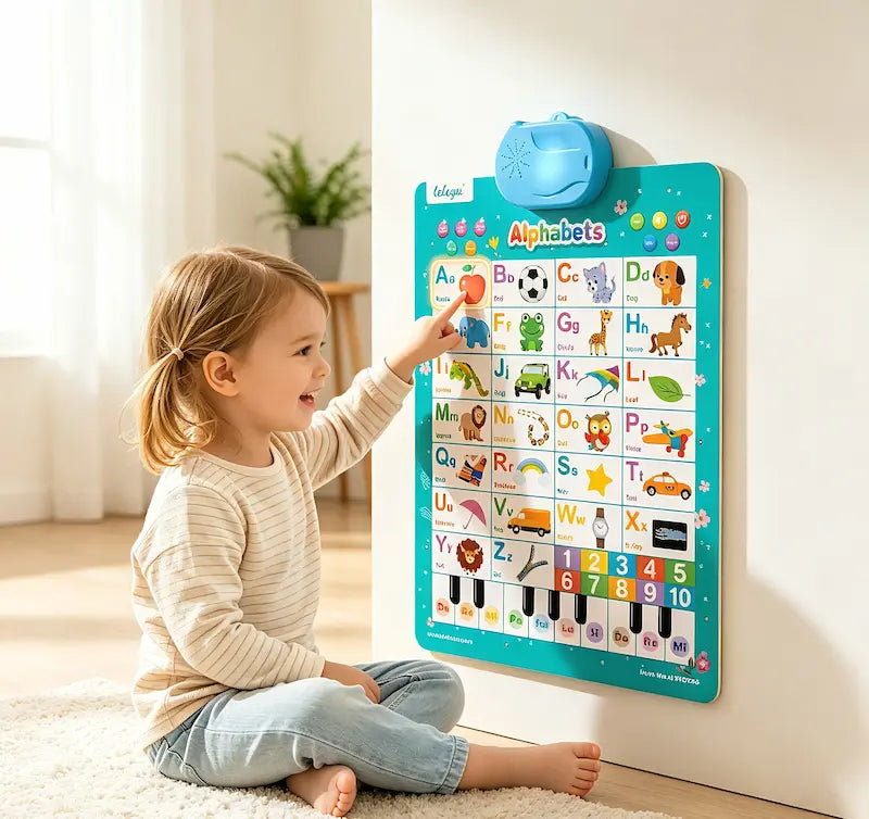 Interactive Talking ABC Alphabet Wall Poster