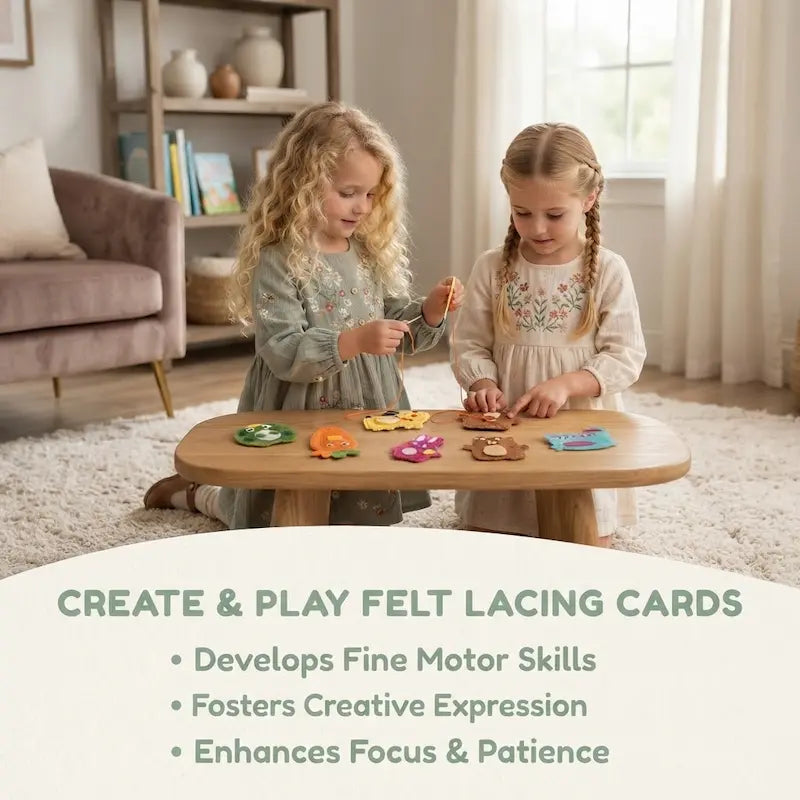 Safe DIY Felt Animal Sewing Craft Kit for Kids