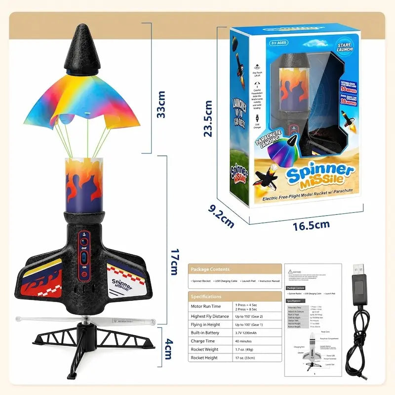 Outdoor Rocket Launcher Toy set for Kids