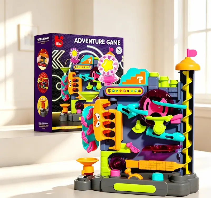 3D Marble Run Obstacle Adventure Game for kids