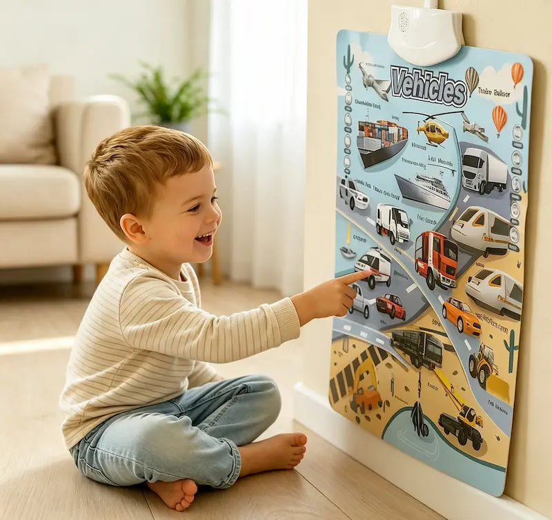 Interactive Talking ABC Alphabet Wall Poster