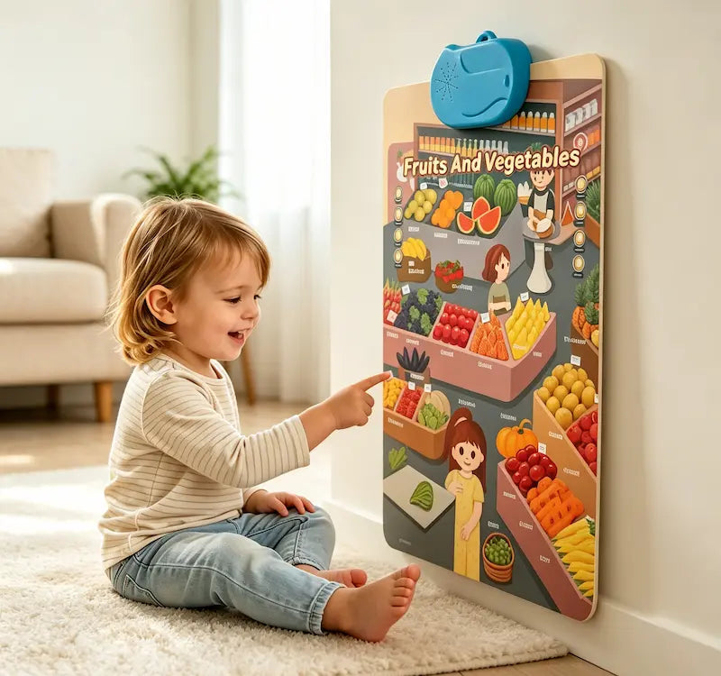 Interactive Talking ABC Alphabet Wall Poster