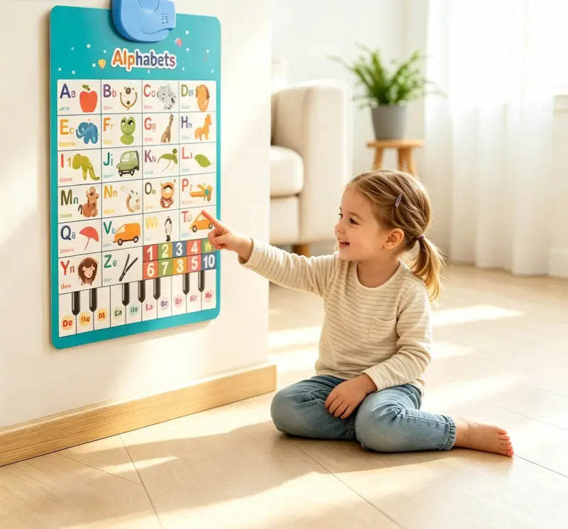 Interactive Talking ABC Alphabet Wall Poster