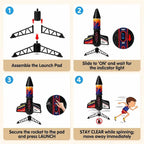 Outdoor Rocket Launcher Toy set for Kids