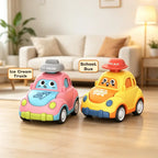 Cartoon Press & Go Toddler Toy Cars
