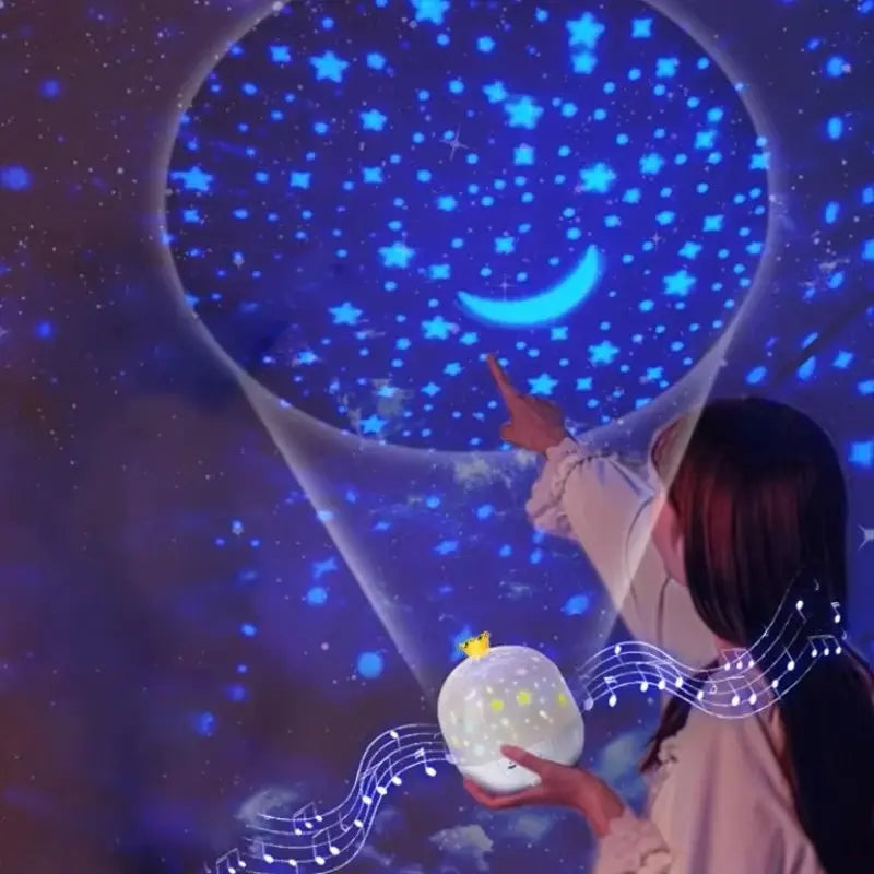 Rotating Star Projector & Kids Night Light for Bedroom