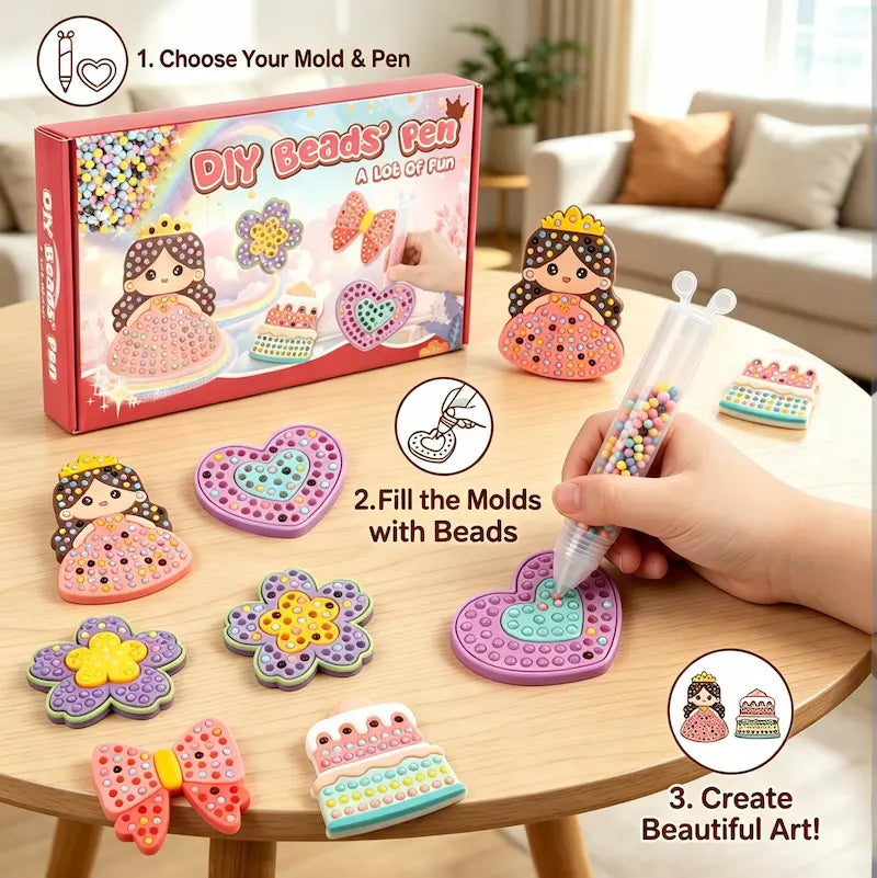 DIY Magic Bead Pen Craft Kit for Kids