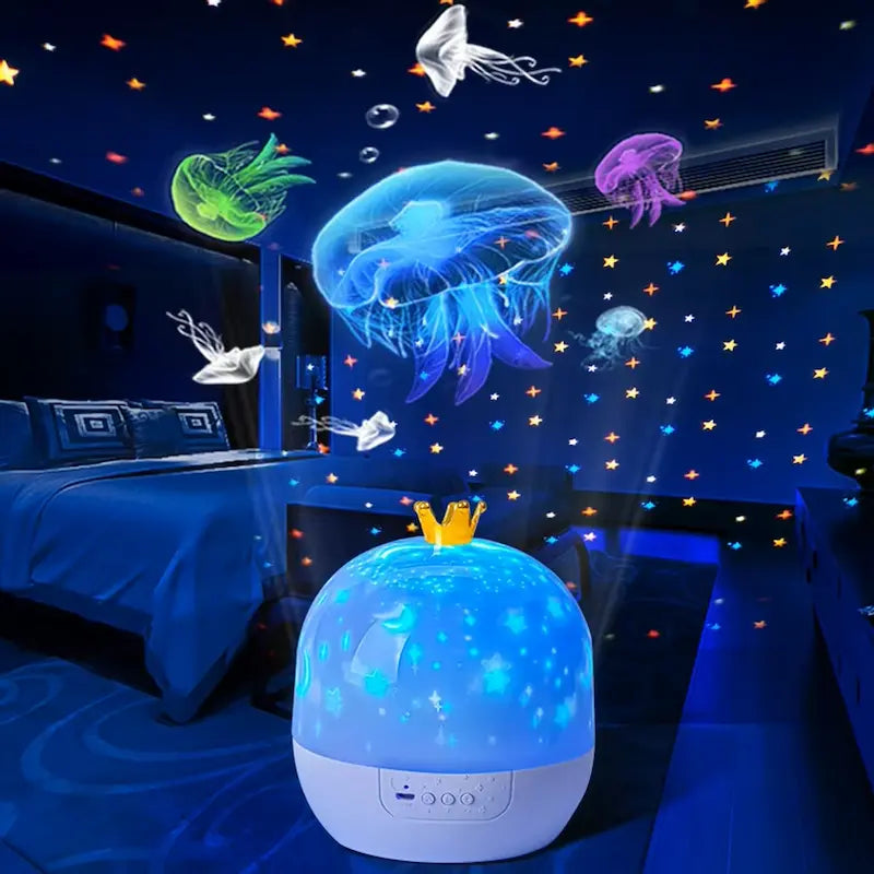 Rotating Star Projector & Kids Night Light for Bedroom