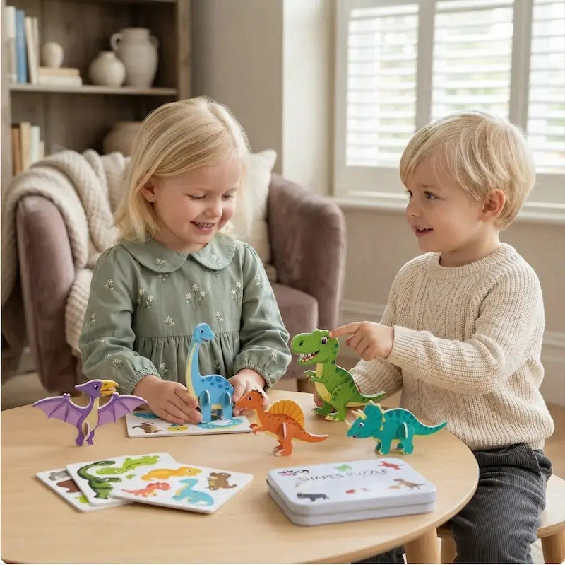 3D Cartoon DIY Assembly Puzzle Set for Kids