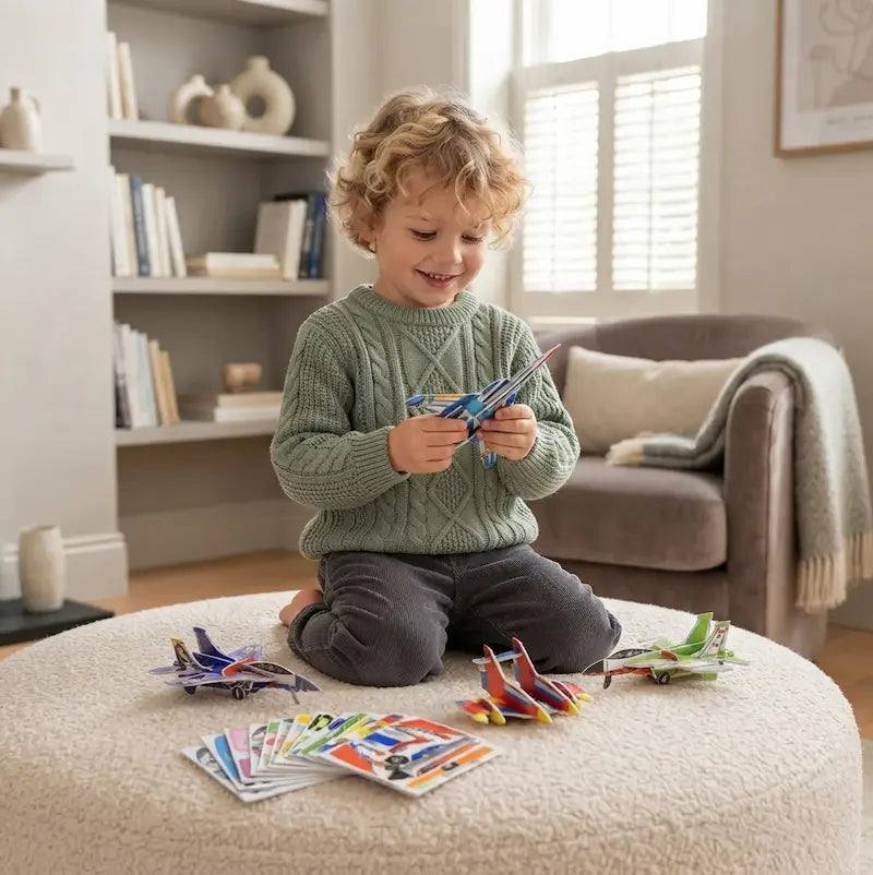 3D Cartoon DIY Assembly Puzzle Set for Kids
